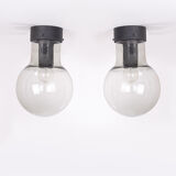 Raak globe outdoor ceiling or wall lamps 1970s