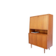 Commode en teck style années 60/70, avec bar, style rétro années 60/70.