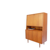 Teak sideboard in 60s/70s style, with bar, retro 60s/70s style.