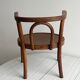 vintage curved wooden children's chair