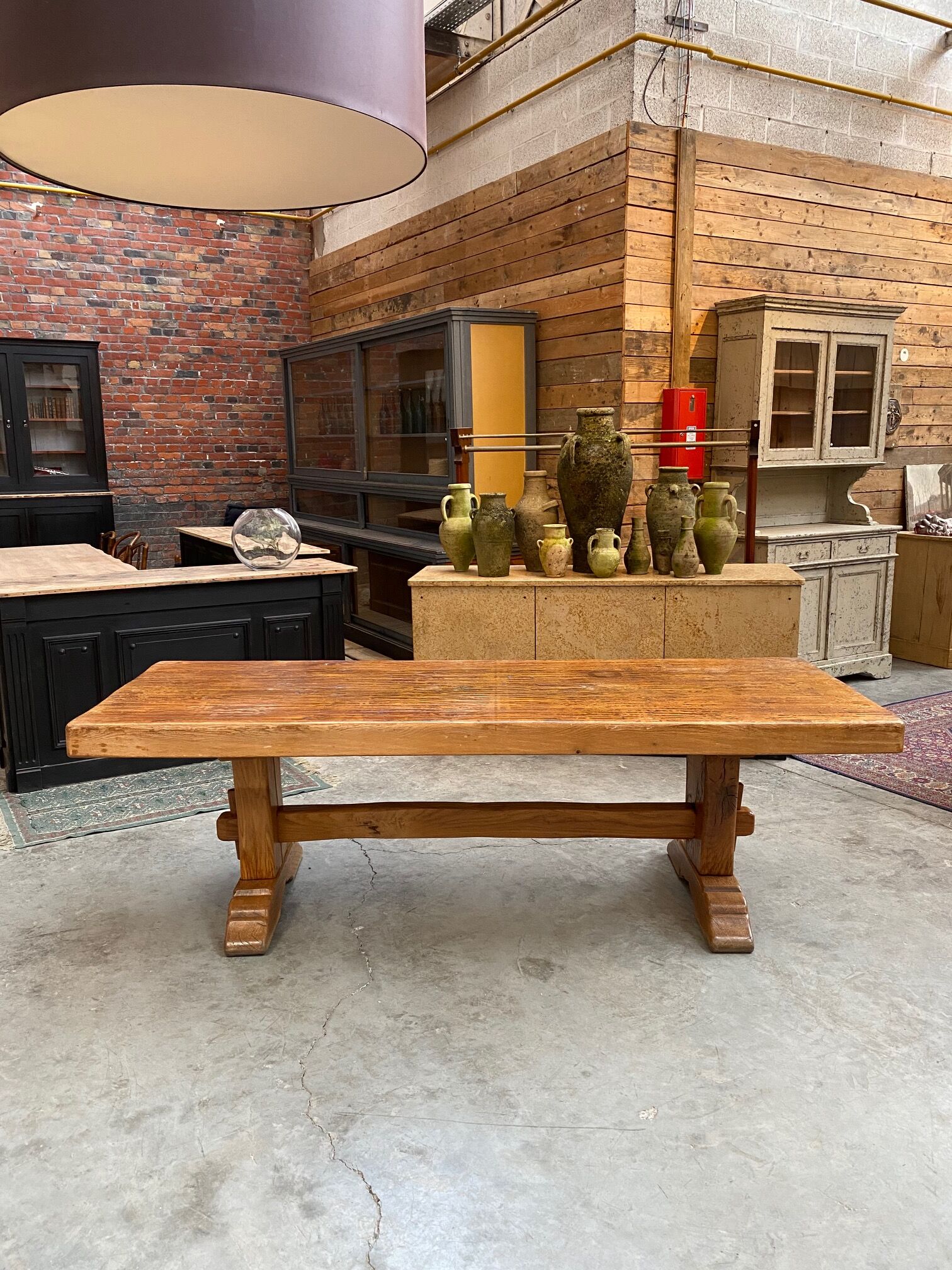 Oak farmhouse table