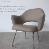 Eero Saarinen fabric armchairs