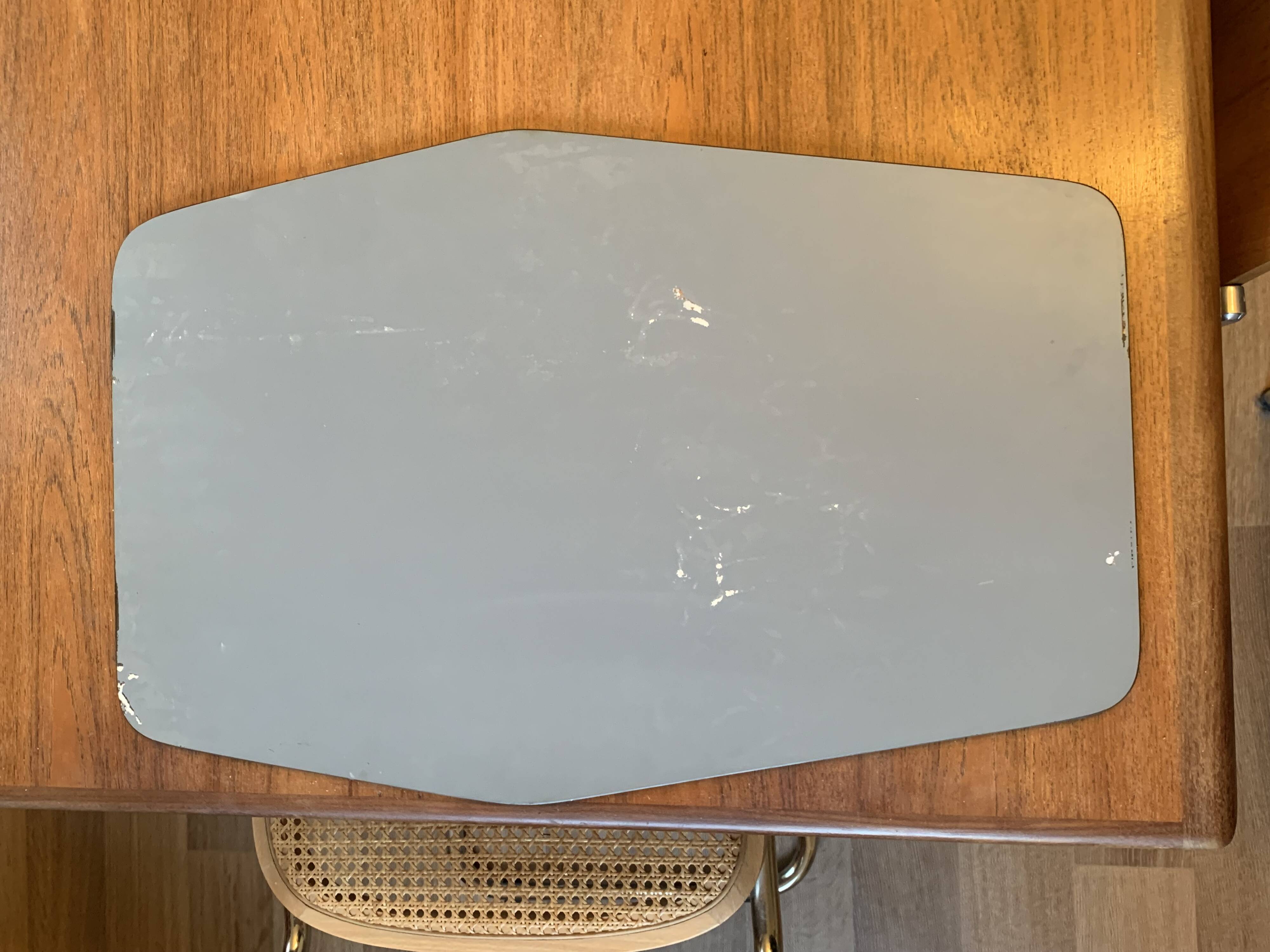 Double shade mirror 43x66 vintage 1970