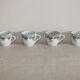 4 tasses anciennes en Terre de Fer