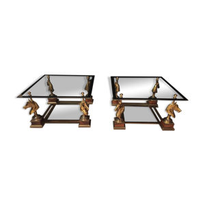 Paire de tables basses