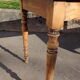 Paire de tables bistrot bois