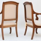 Pair of Restoration-style armchairs