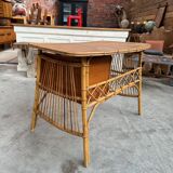 60s rattan desk