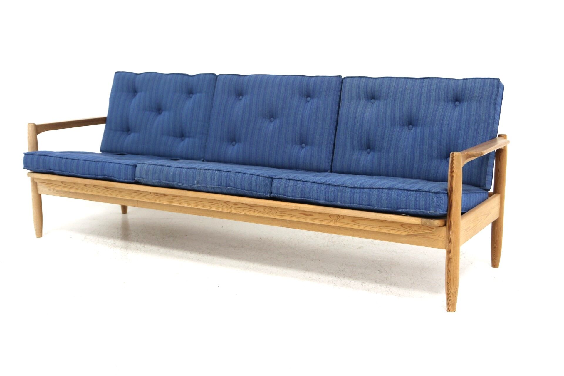 3-seater pine sofa, Sweden, 1970