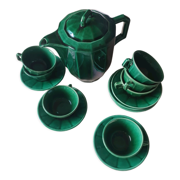 Service à café, thé art déco KG Lunéville