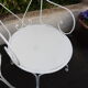 Lot of 4 restored old wrought iron armchairs