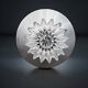 Large contemporary aluminium hanging lamp