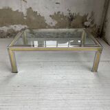 Table basse chrome laiton Romeo Rega