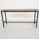 Mid-century teak and metal side table, The Netherlands 1960's