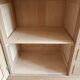 Enfilade 50/60 in solid oak and marquetry.