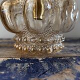 Bubbled glass wall light