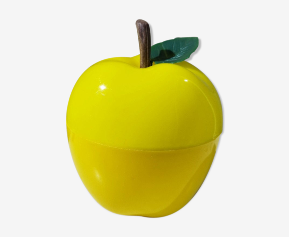 Pomme à glaçons jaune vintage icône 70’s