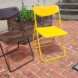 Pair of Ikea folding chairs from the 80s