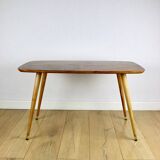 Scandinavian Swedish coffee table console 1970s - walnut