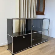USM Haller commode in Graphite Black
