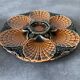 Sarreguemines majolica oyster plates