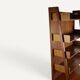 Vintage Italian wooden library - 1960s