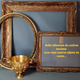 Frame nineteenth century wood stucco gilding gold leaf 70x62 cm, foliage 54x46 cm SB