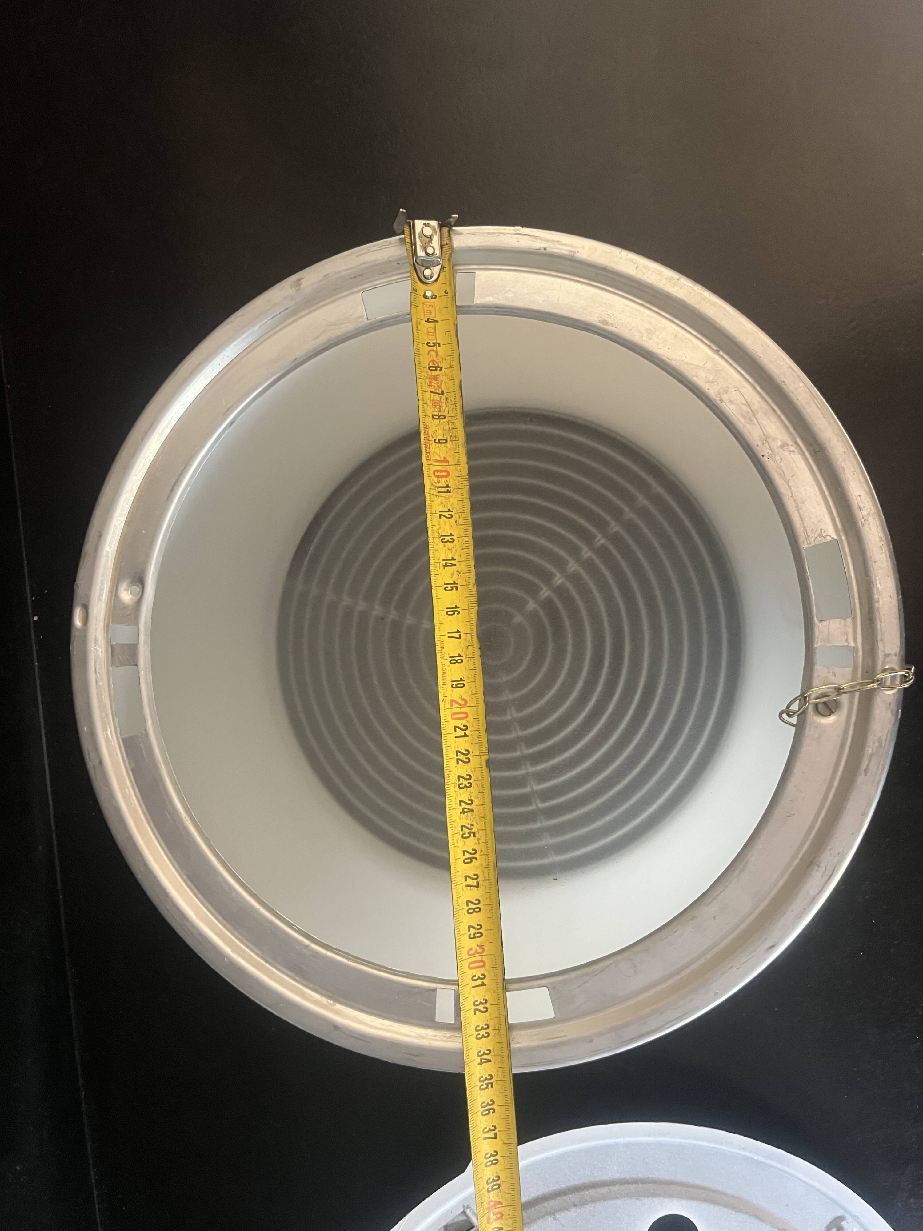 Holophane glass ceiling light