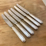Series of 6 Ercuis dessert knives