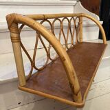 Rattan shelf