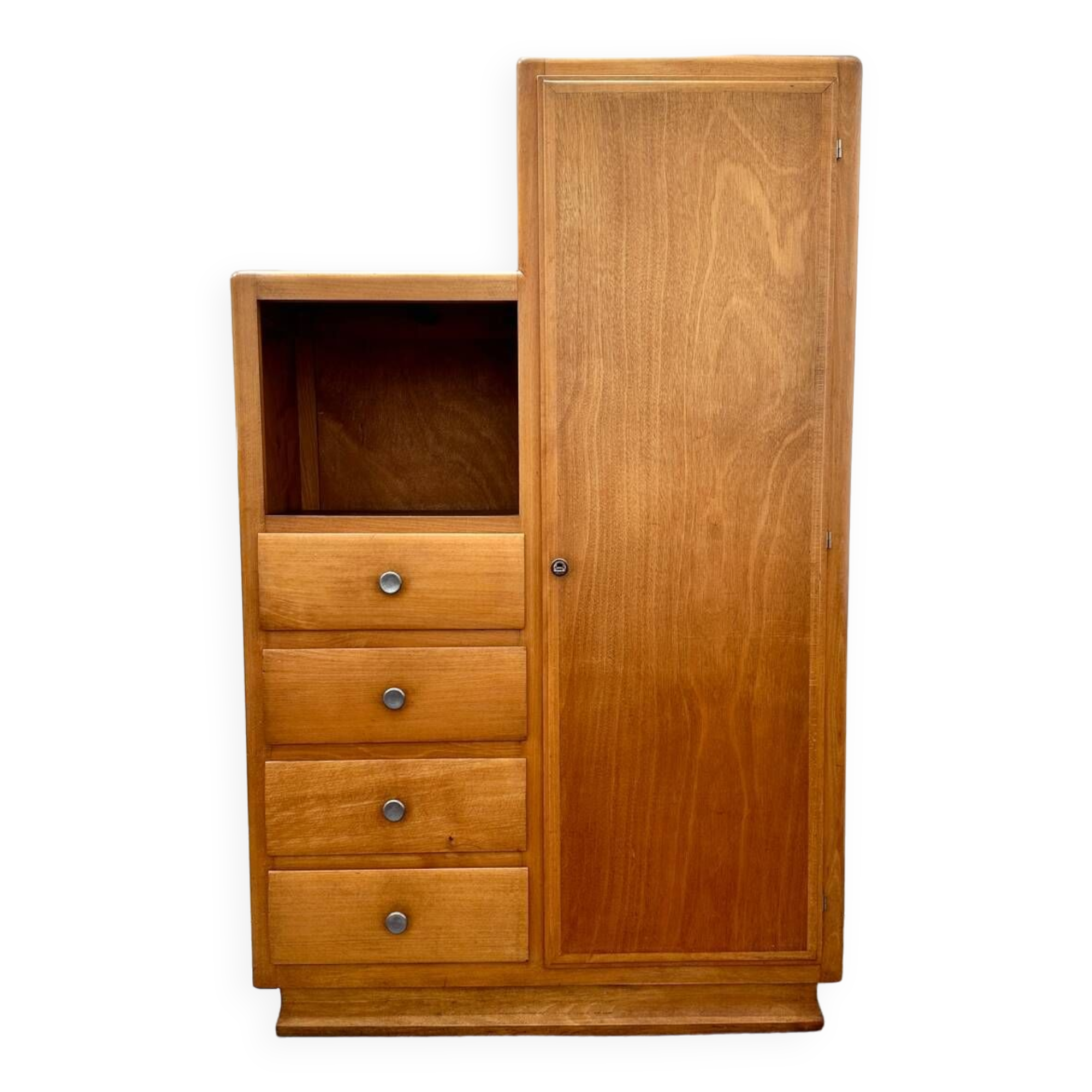 Vintage asymmetrical wardrobe