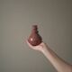 Ceramic soliflore vase handcrafted contemporary design handmade pottery