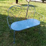 Wrought iron bench