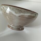 Vintage stoneware country house brunch service – teapot and bowls