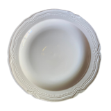 Large flat dish in fine porcelain from Limoges de Bernardaud 30 cm in diameter