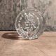 Dartington glass paperweight Queen Elizabeth II Silver Jubilee 1977