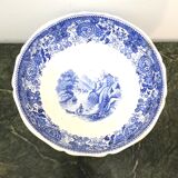 Saladier Villeroy & Boch motif Burge land bleu