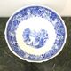 Saladier Villeroy & Boch motif Burge land bleu