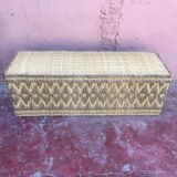 Banc en osier berbere