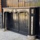 Black Marble Chimney From Belgium And Grey Of the Ardennes, 18th Century