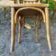 Lot de 8 chaises de bistrot vintage 1950