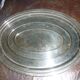 Silver metal oval top