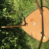 Tripod table end of sofa formica vintage 60s