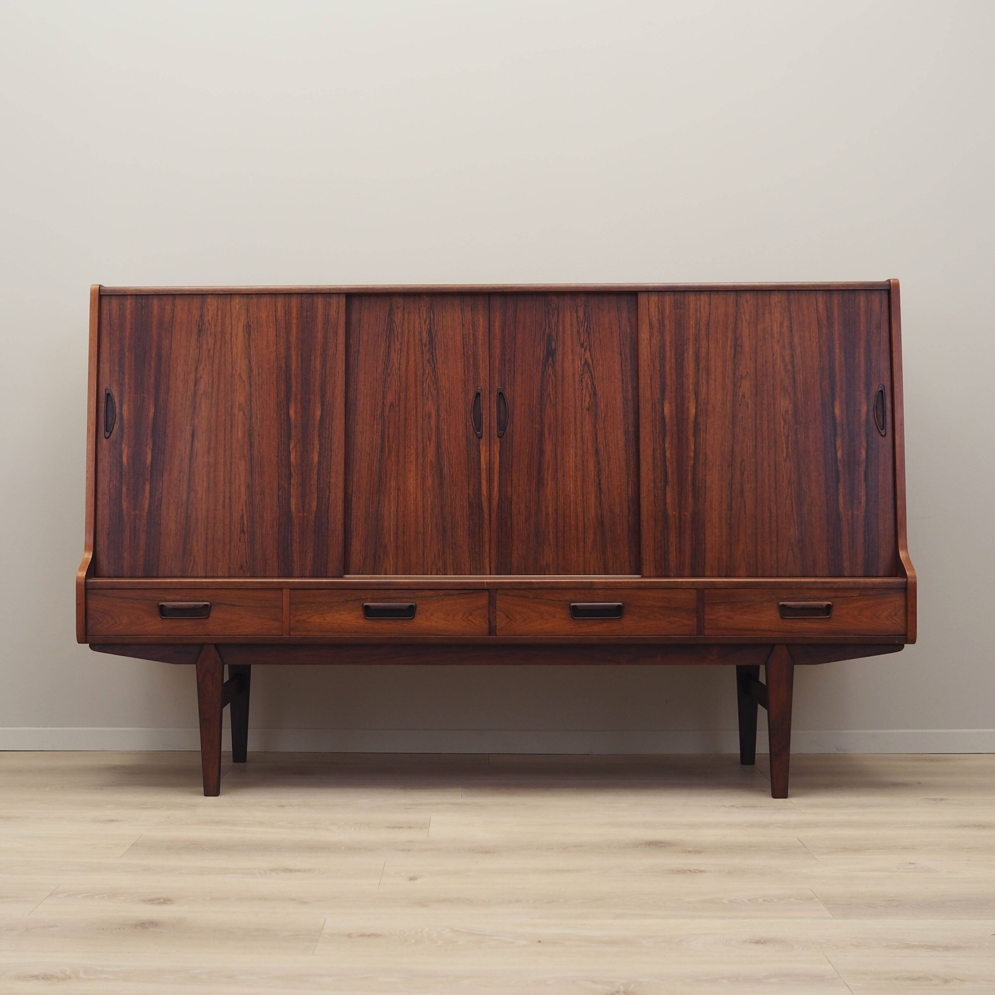 Rosewood highboard, Danish design, 1960s, production: Denmark