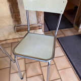 Table and chairs set in formica year 50