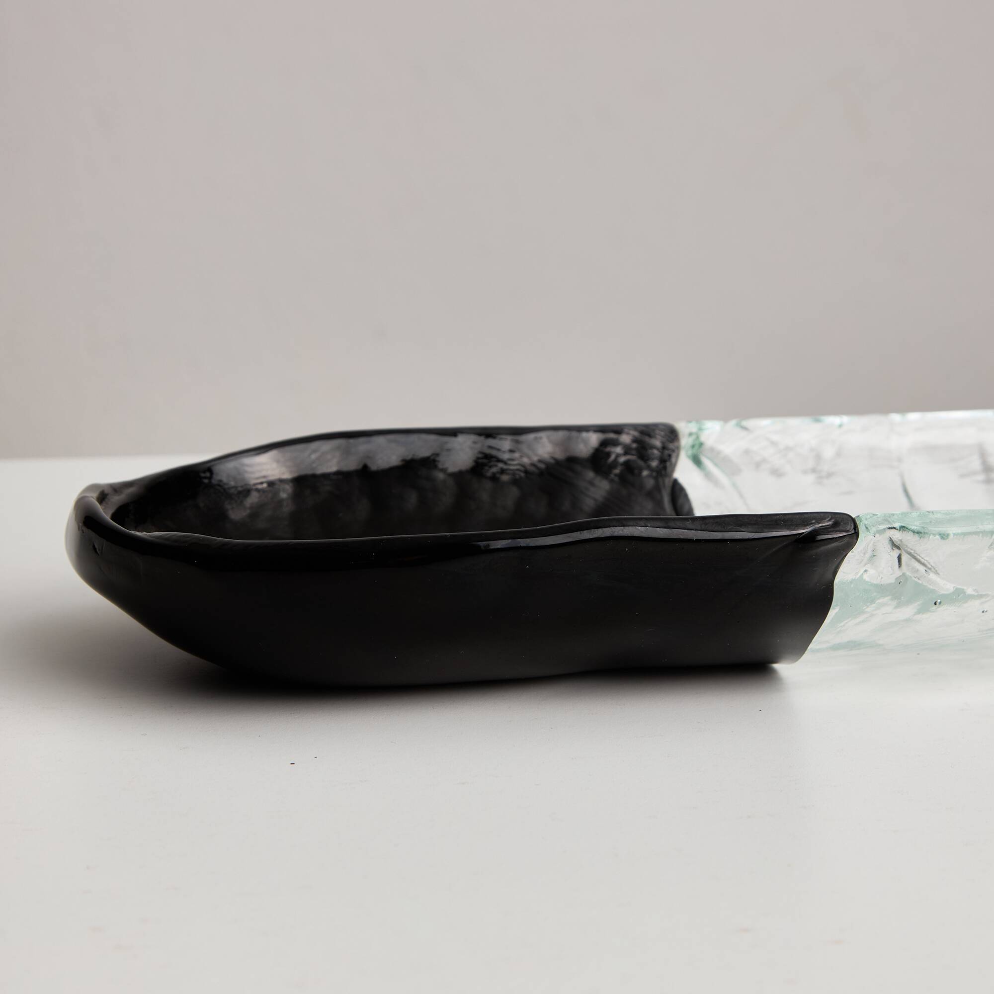 Plateau de service en verre Alessi