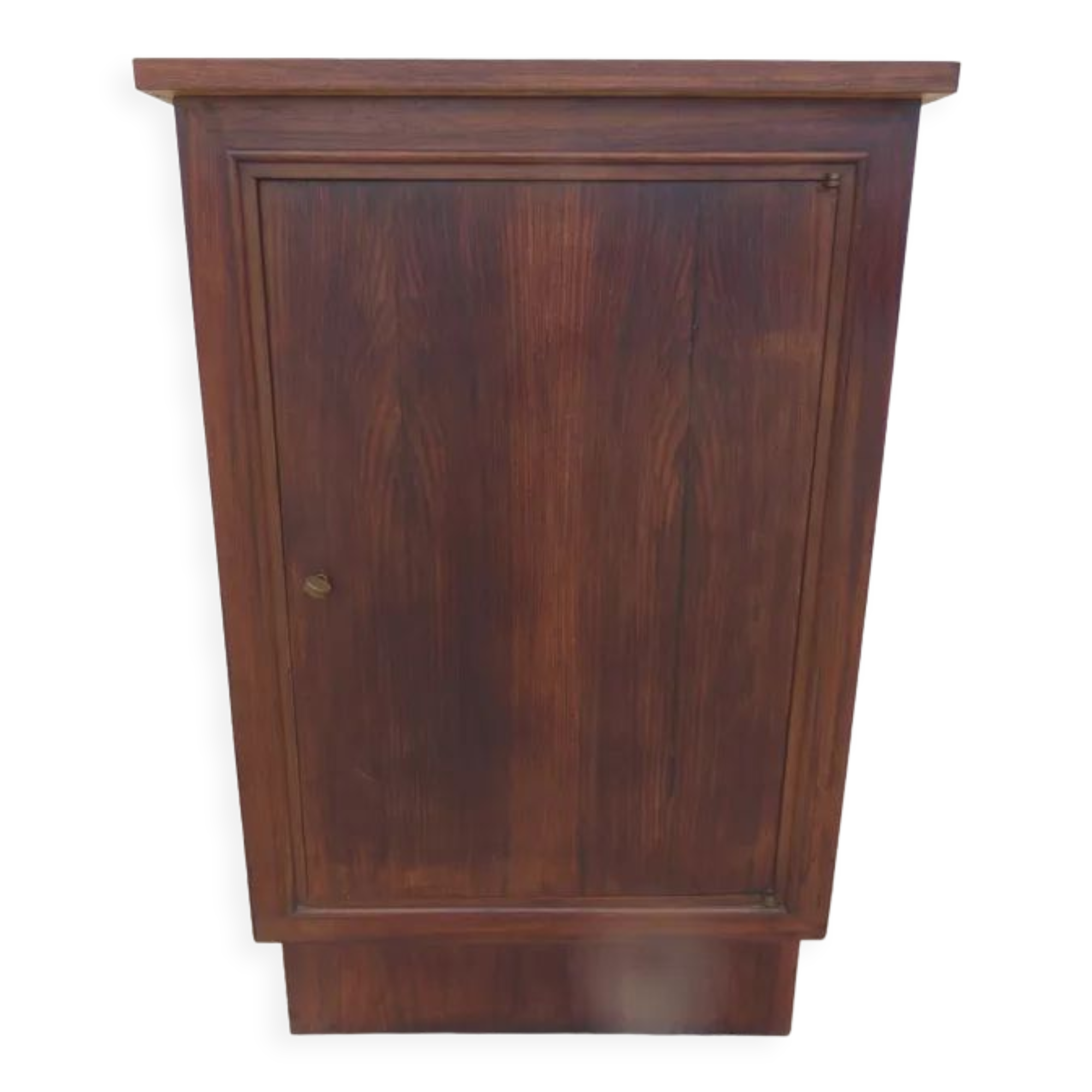 Bar furniture year 1940 inside veneered in light wood with linen canvas