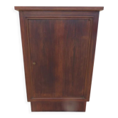Bar furniture year 1940 inside veneered in light wood with linen canvas