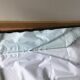 Thick engraved bevelled mirror 39cm X 30cm