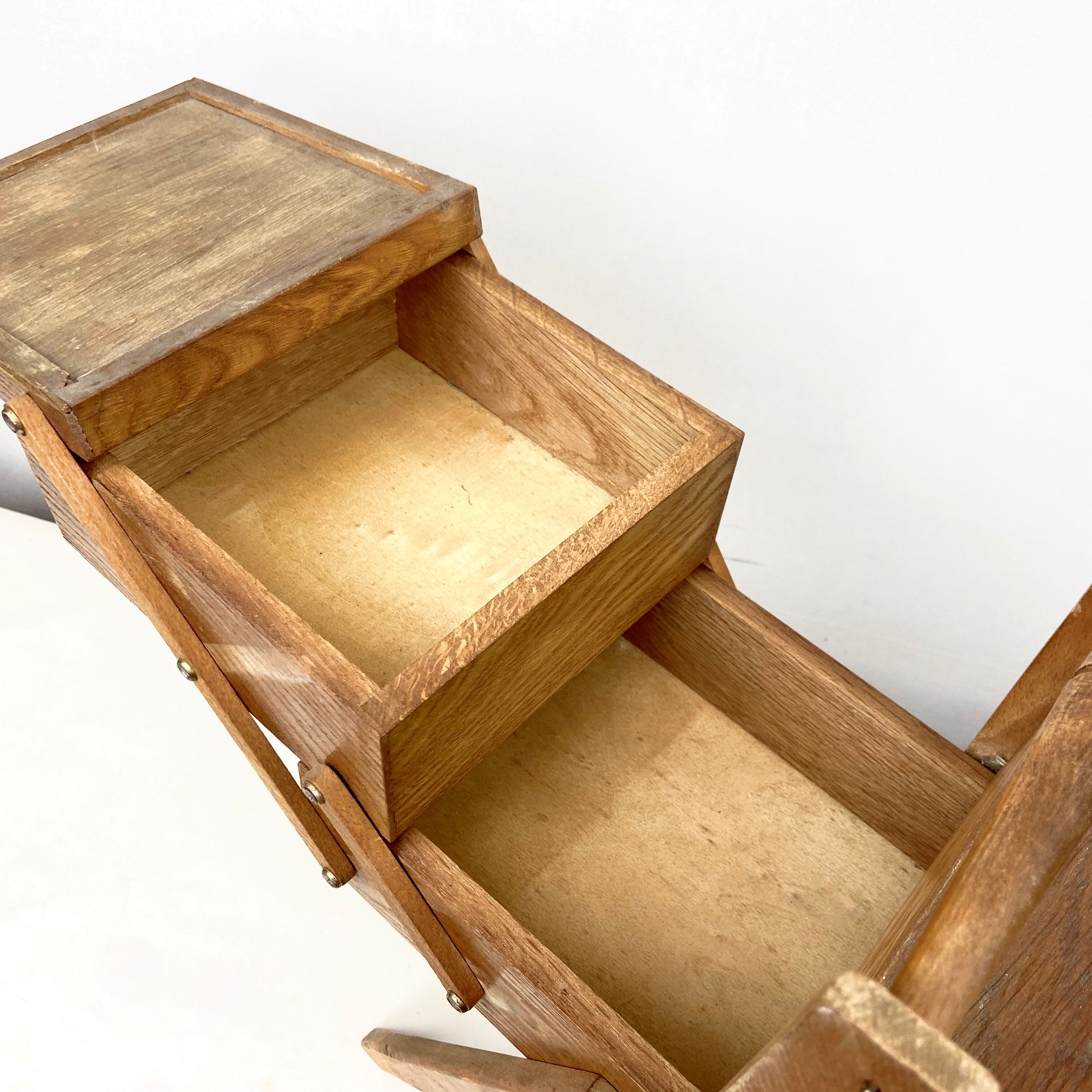 1950 - Former Worker Wooden Sewing Box